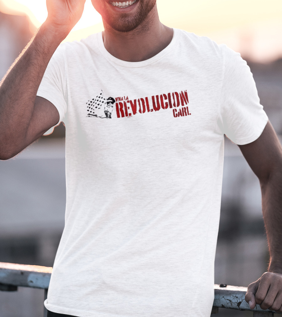 Viva La Revolucion Carl Iconic Che T-Shirt