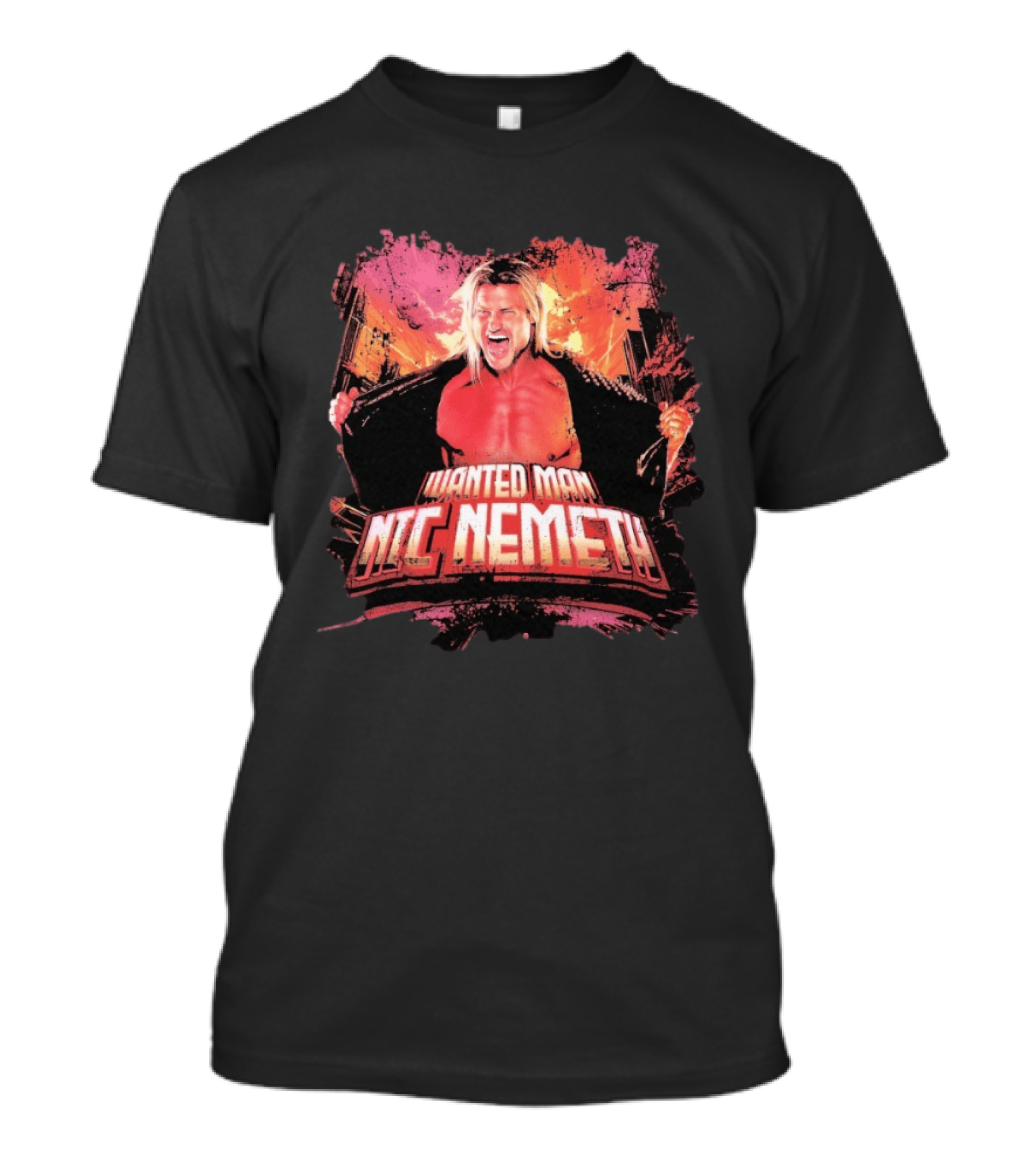 Wanted Man Nic Nemeth Most Wanted Wrestling Legend T-Shirt