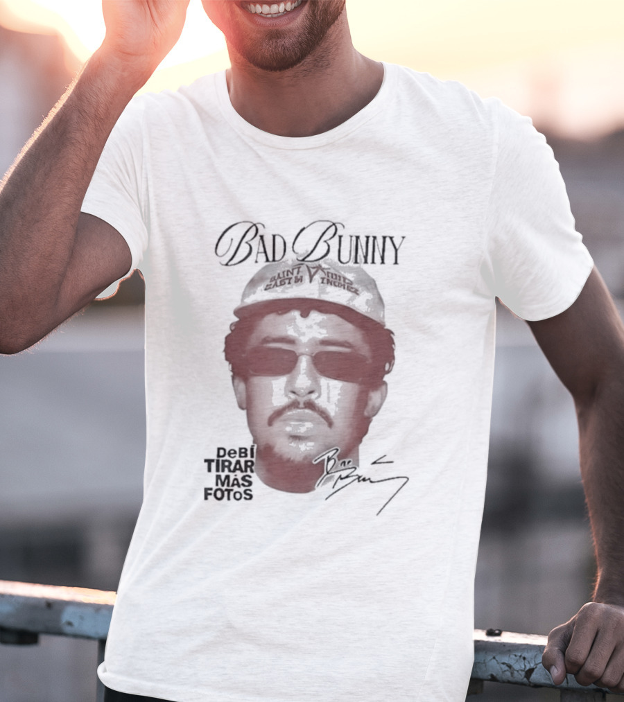 Bad Bunny Debi Tirar Mas Fotos Face T-Shirt