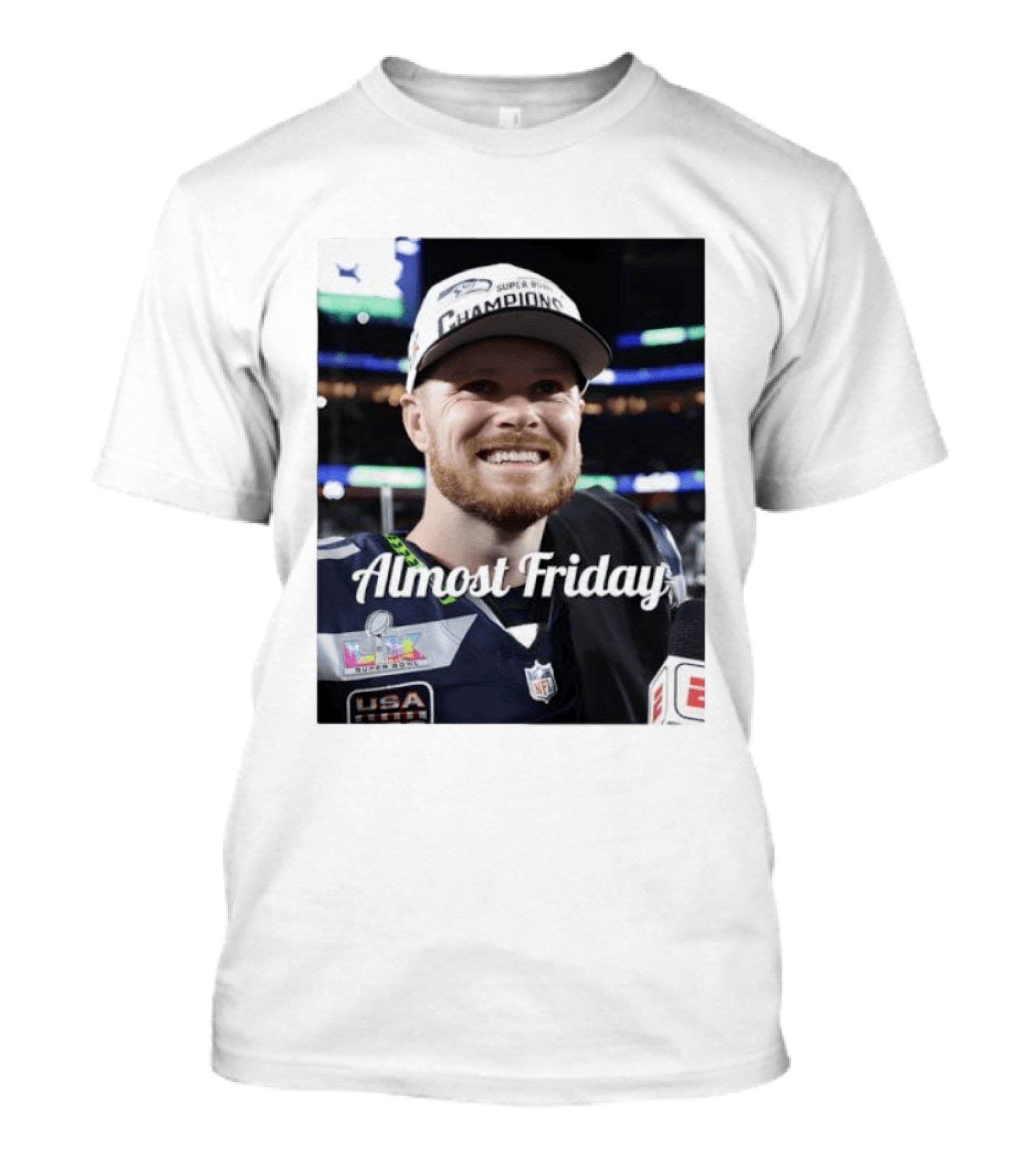 Almost Friday Super Bowl Champions USA NFL T-Shirt