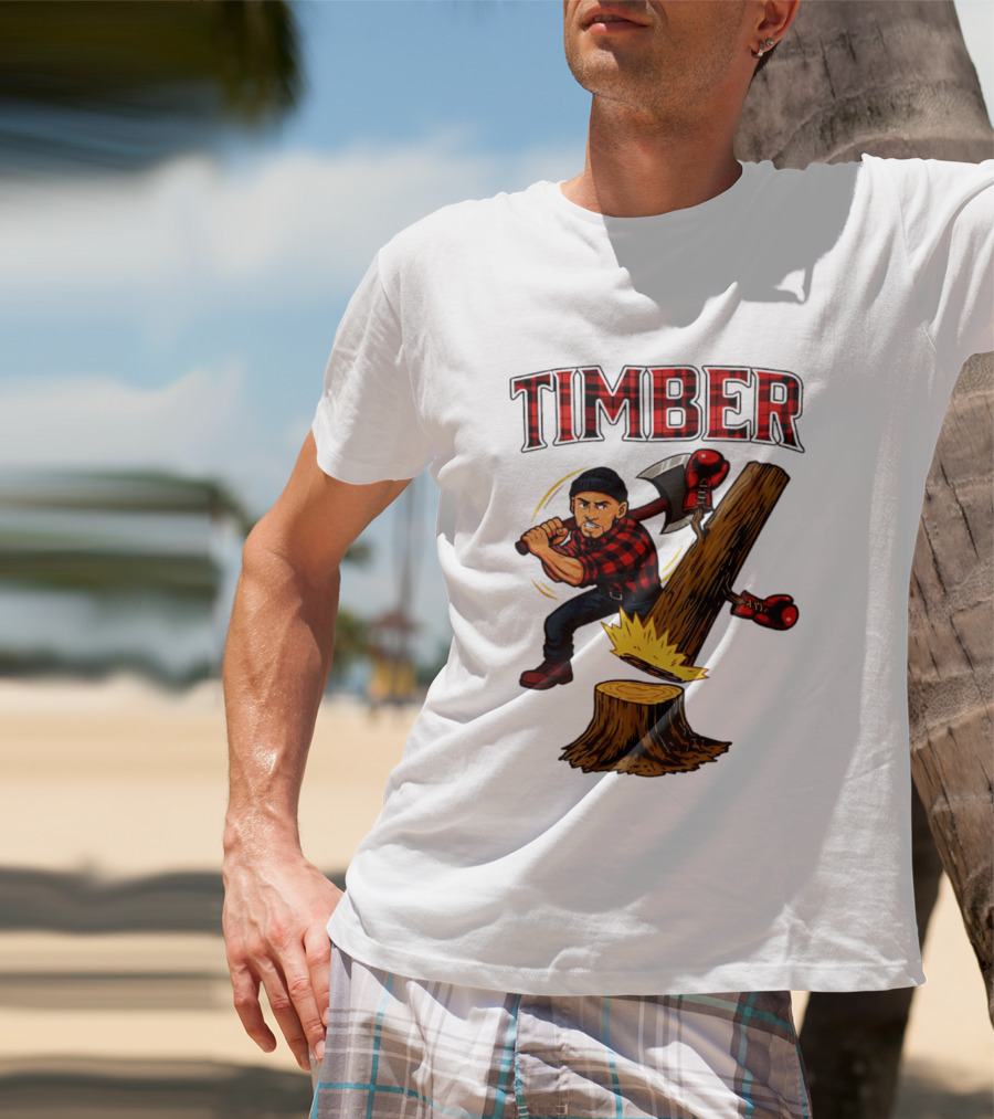 Keith Thurman Timber One Time Lumberjack Axe Boxing Gloves T-Shirt