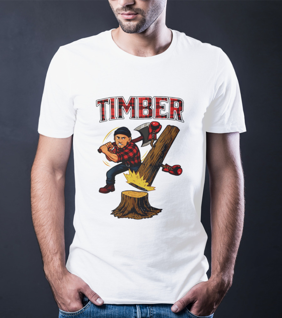 Keith Thurman Timber One Time Lumberjack Axe Boxing Gloves T-Shirt