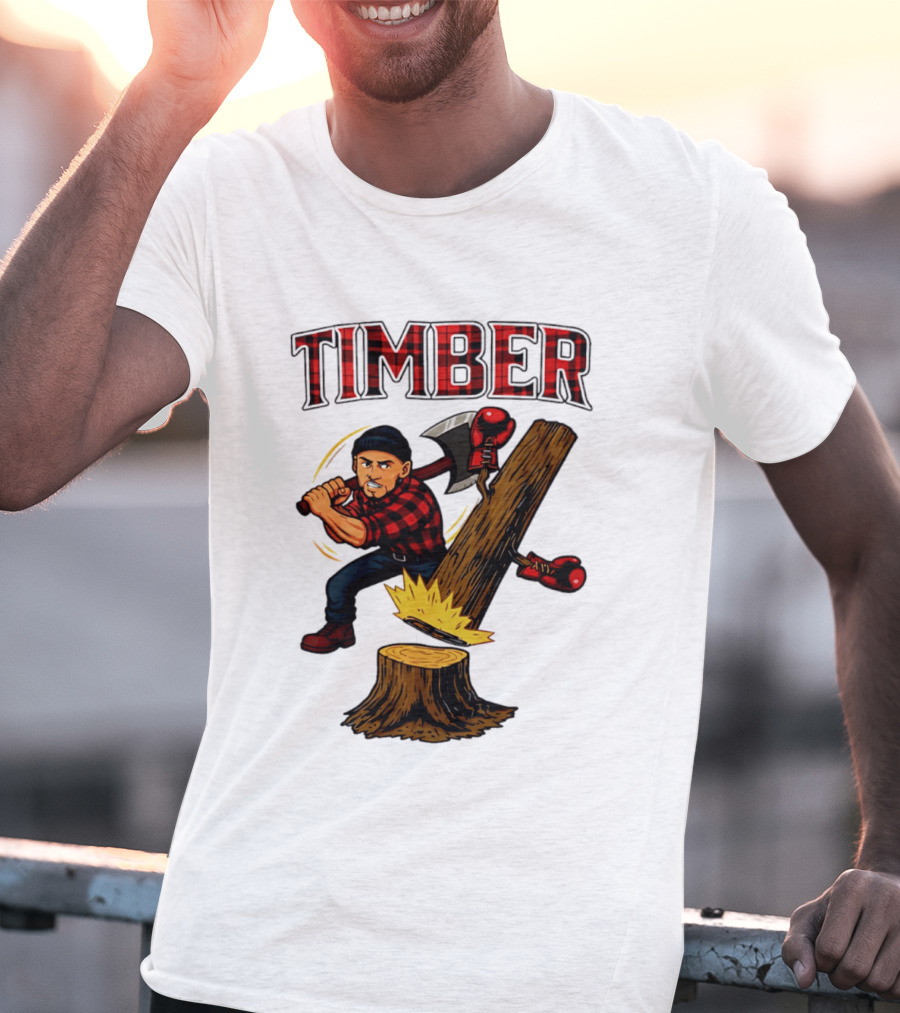Keith Thurman Timber One Time Lumberjack Axe Boxing Gloves T-Shirt