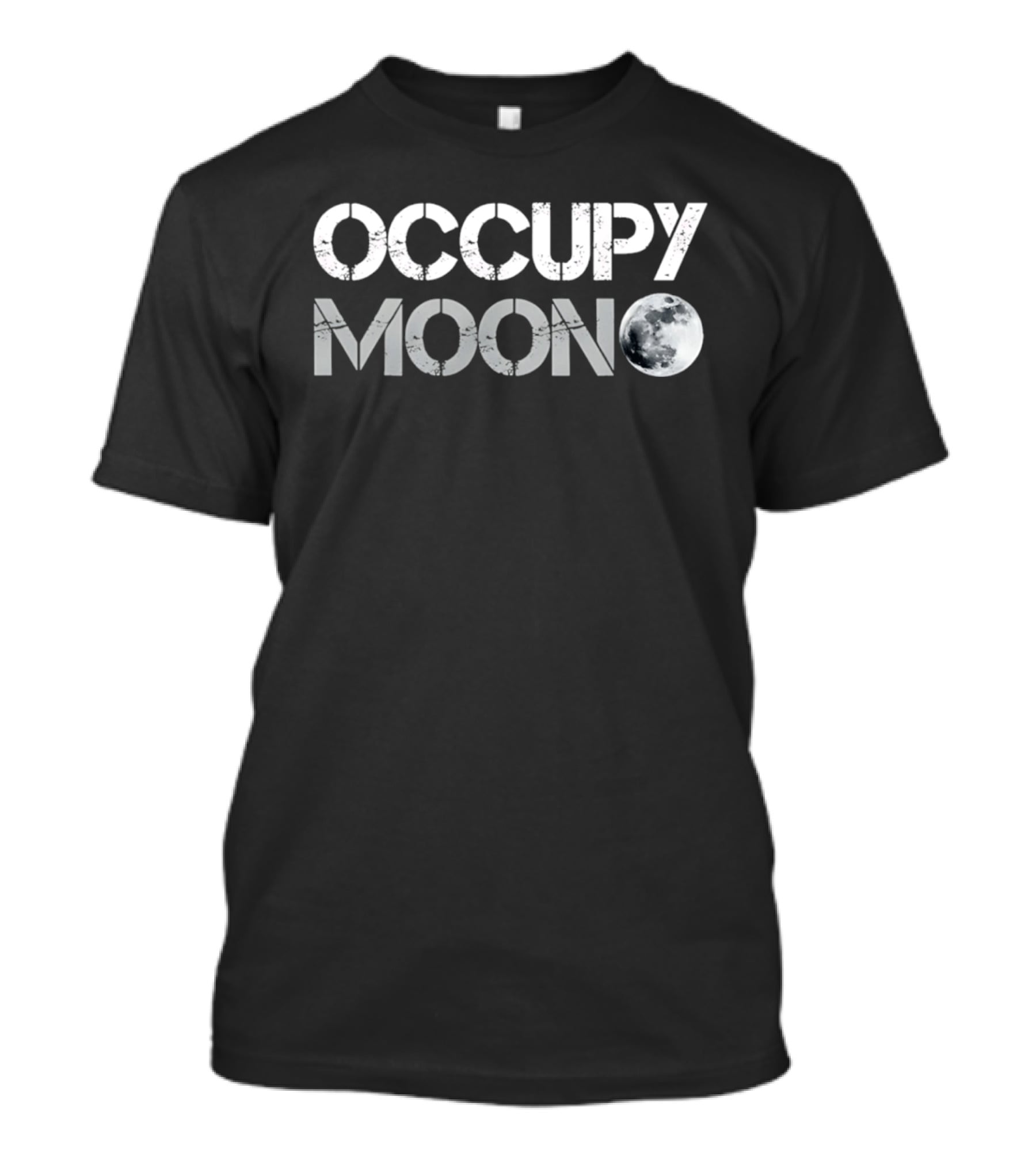Elon Musk Occupy Moon Lunar Concept T-Shirt