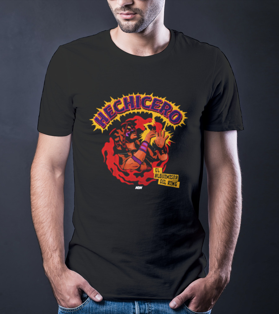 Hechicero Wizard El Alquimista Del Ring Luchador Magic Hands T-Shirt