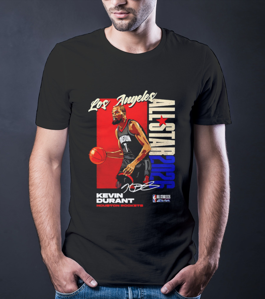 Los Angeles All Star 2026 Kevin Durant Houston Rockets T-Shirt