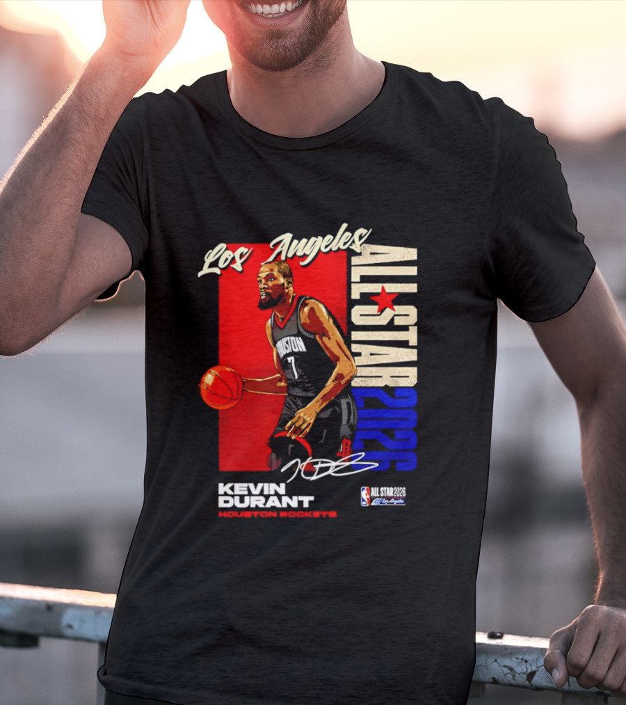 Los Angeles All Star 2026 Kevin Durant Houston Rockets T-Shirt