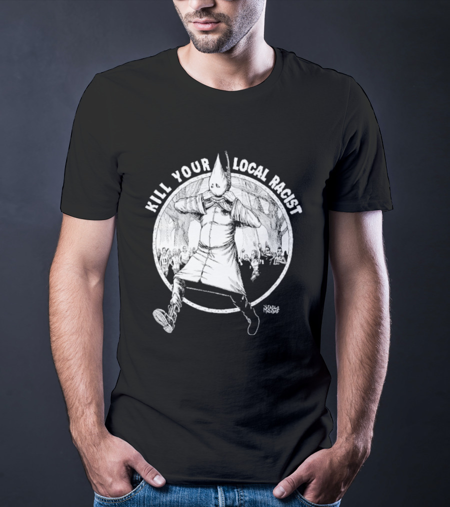 Kill Your Local Racist Diablo Macabre Circle Figure T-Shirt