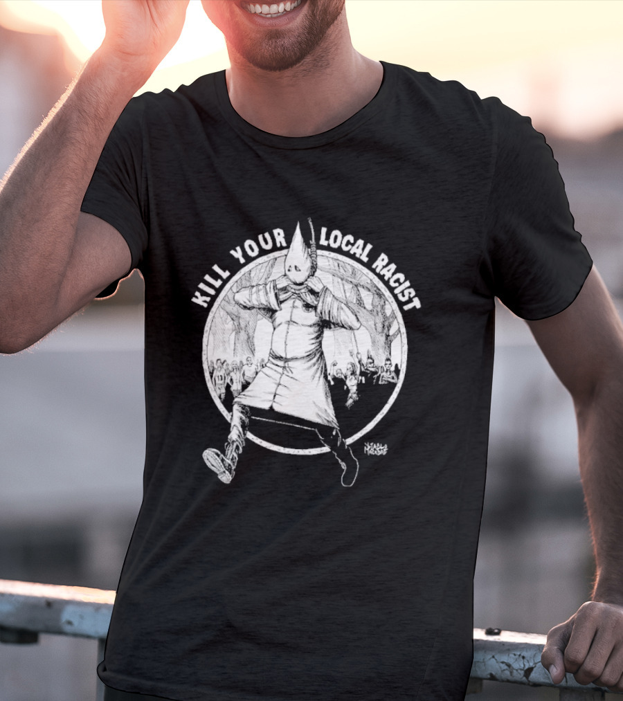 Kill Your Local Racist Diablo Macabre Circle Figure T-Shirt