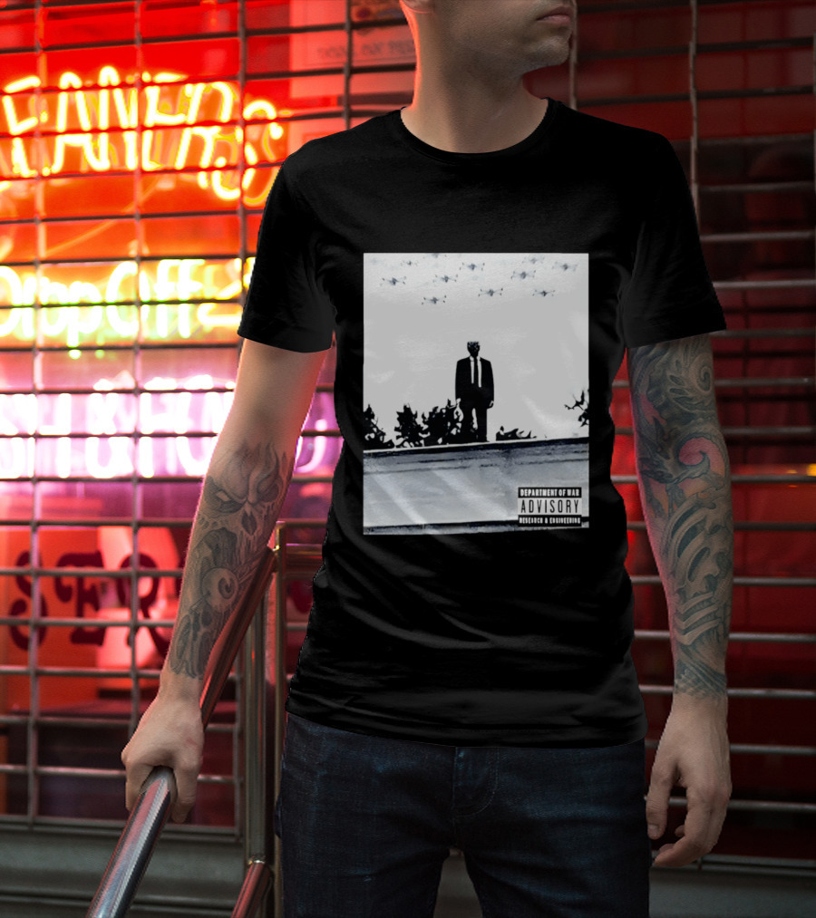 Trump Drone 2026 Department Of War Advisory Research And Development T-Shirt
