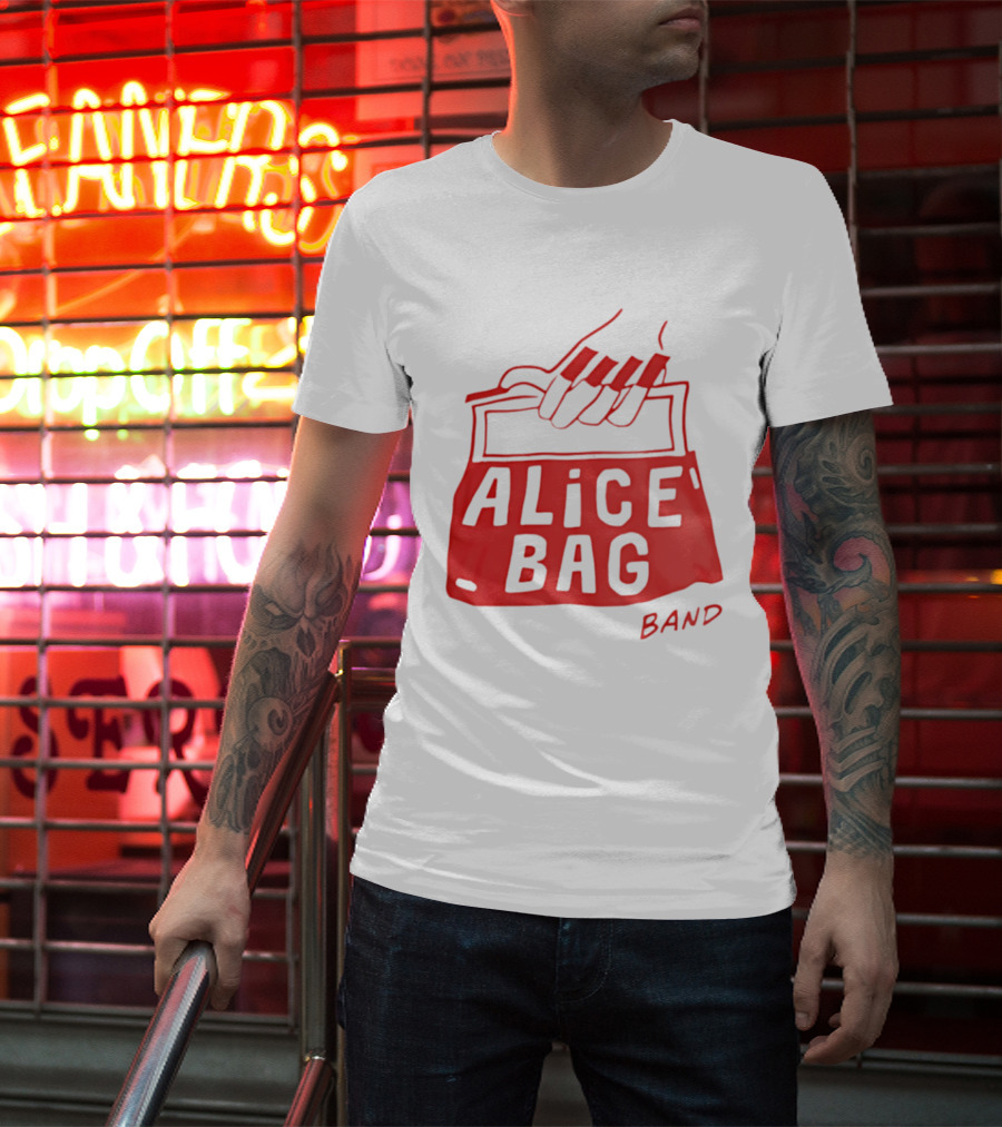 Alice Bag Band Iconic Red Hand Sardine Concept 2026 T-Shirt