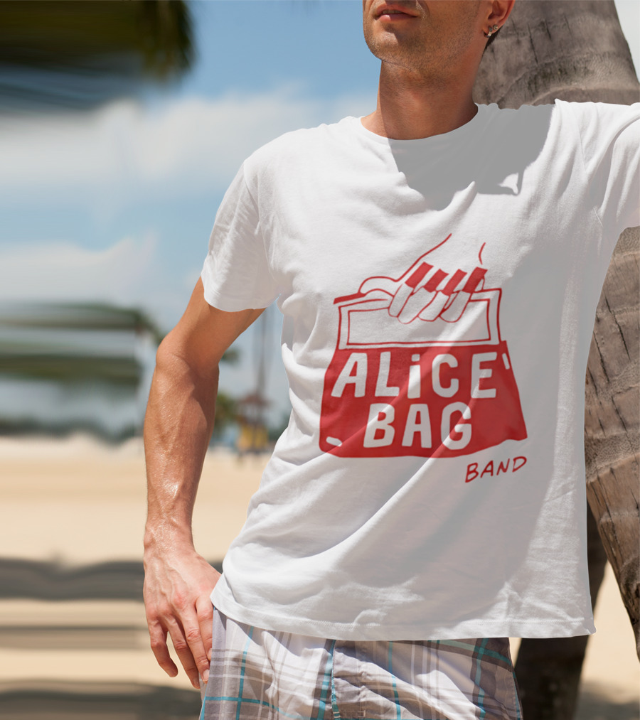 Alice Bag Band Iconic Red Hand Sardine Concept 2026 T-Shirt
