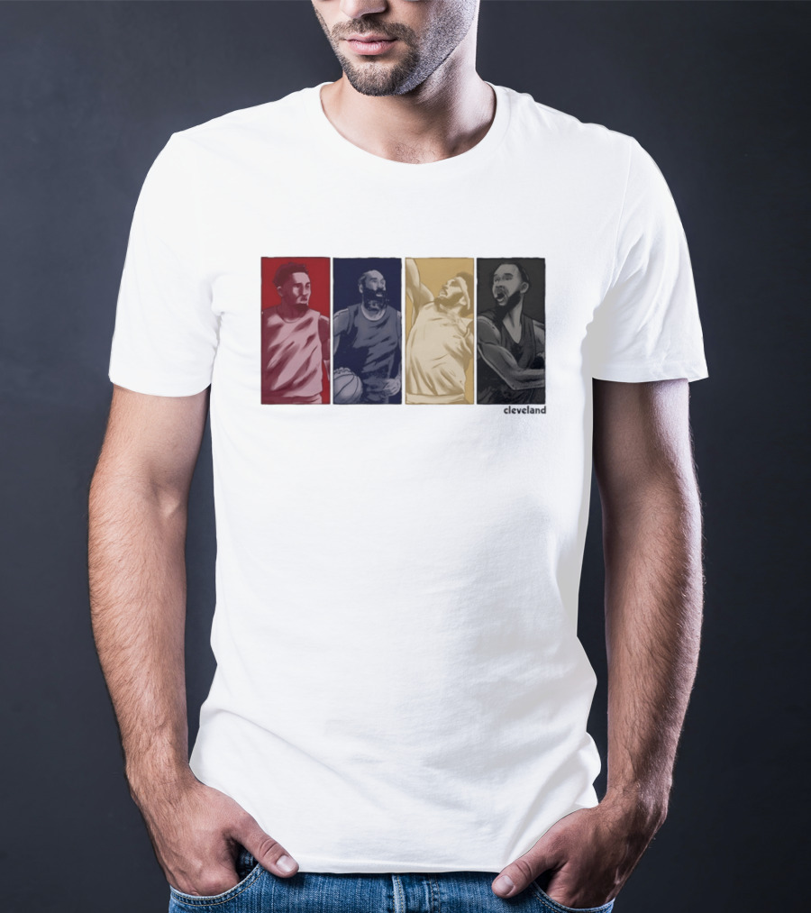 Cleveland Browns Youth Core Four Basketball Players Cleveland T-Shirt