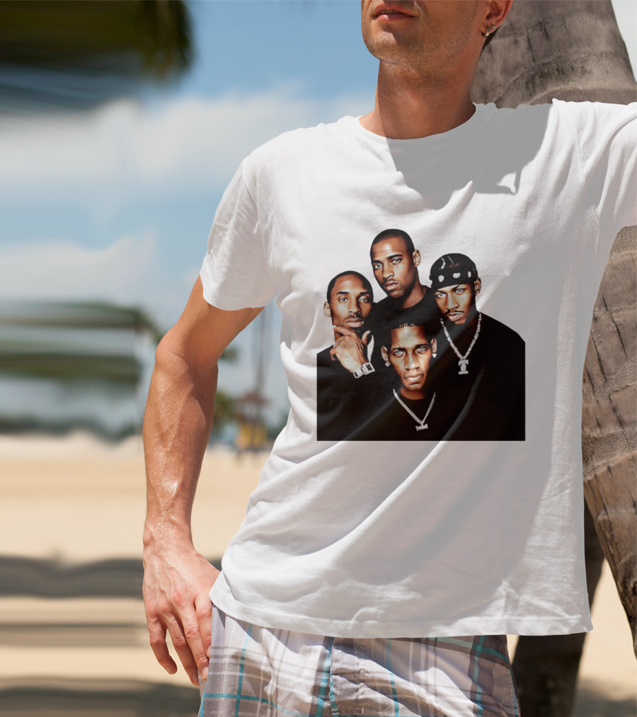 Kobe Iverson Mac Carter Basketball Legends Iconic Group T-Shirt