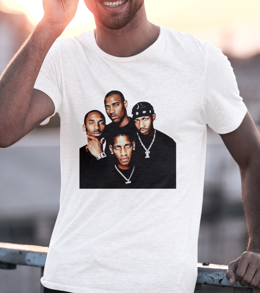 Kobe Iverson Mac Carter Basketball Legends Iconic Group T-Shirt