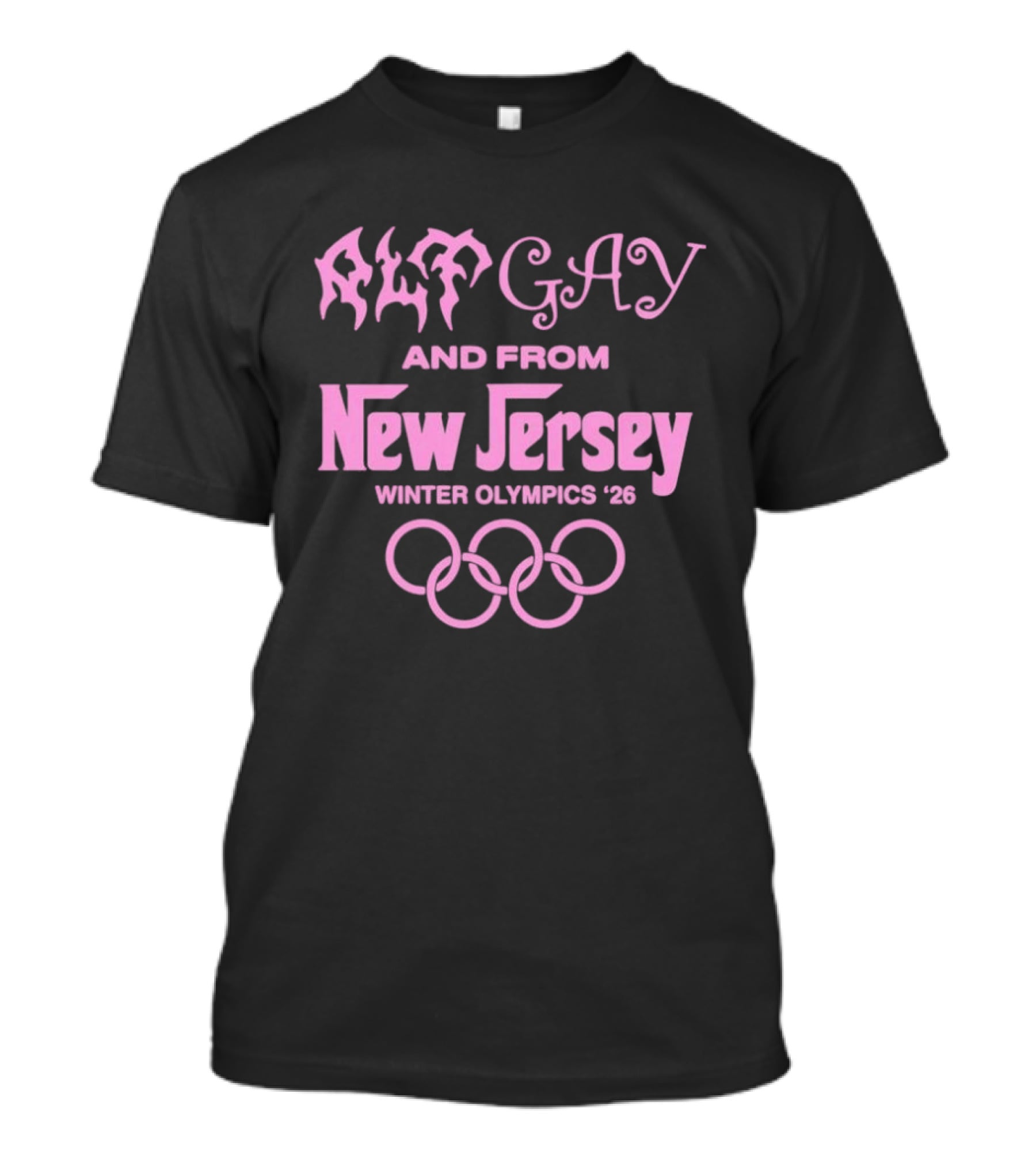 Alt Gay And From New Jersey Winter Olympics '26 T-Shirt
