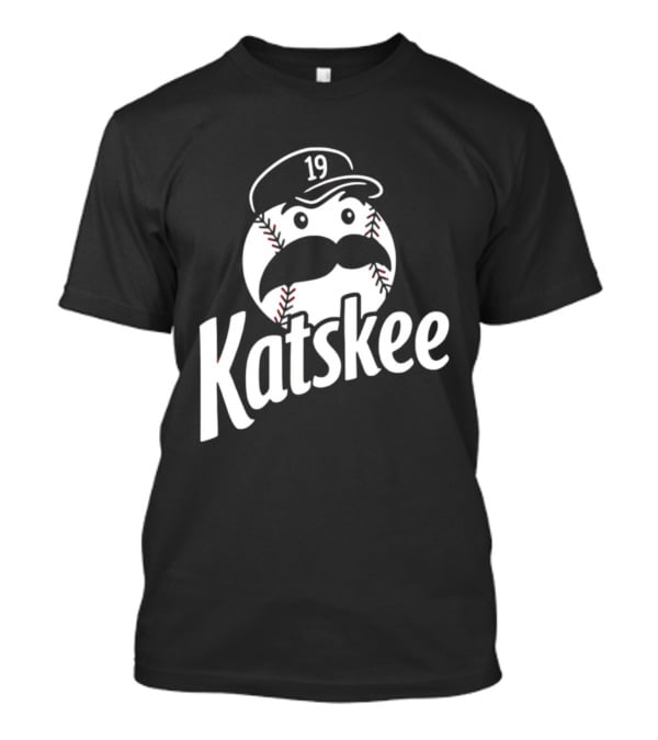 Katskee 19 Baseball Mustache Character With Nebraska T-Shirt