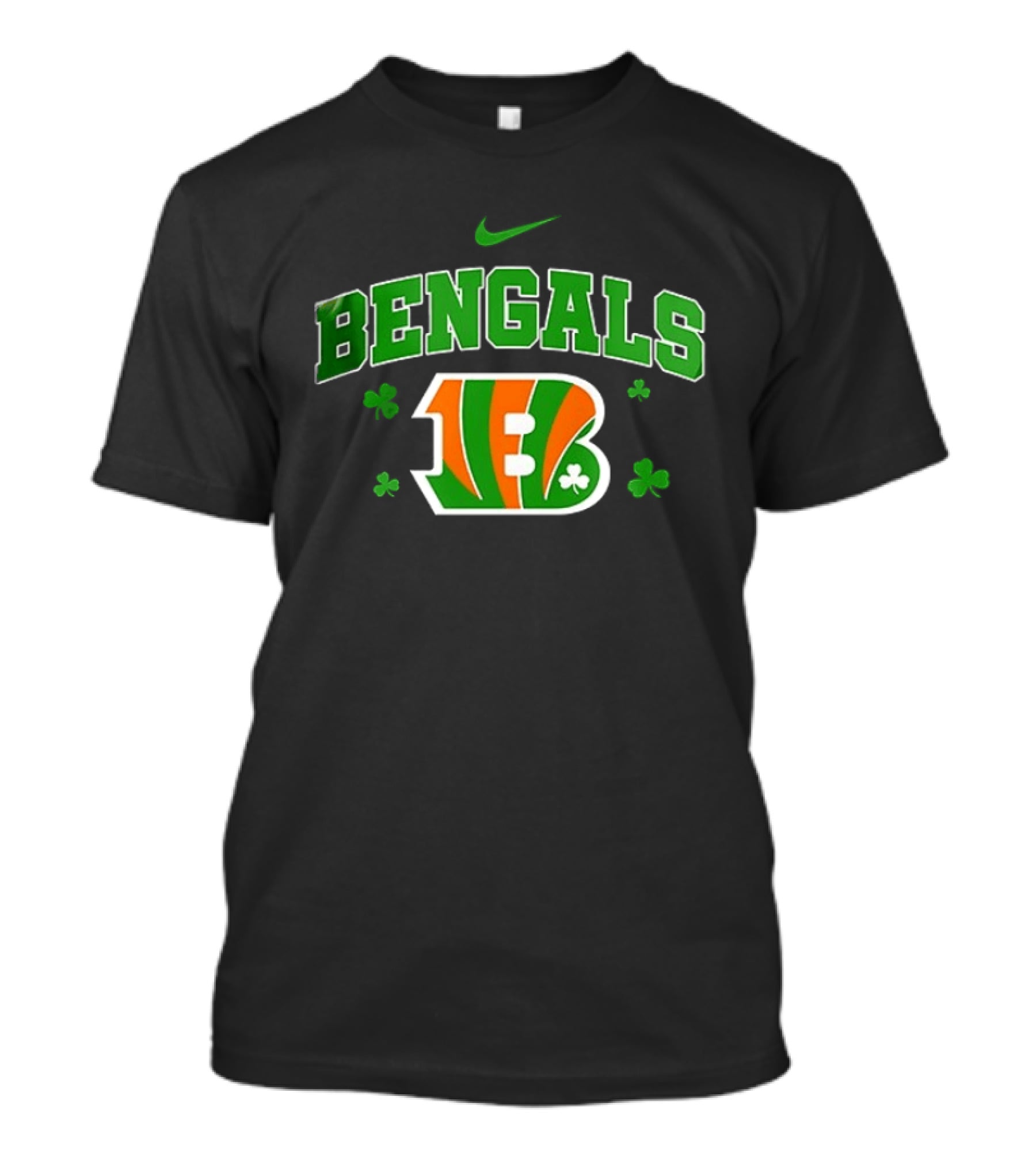 Cincinnati Bengals Irish Green Nike Shamrock T-Shirt