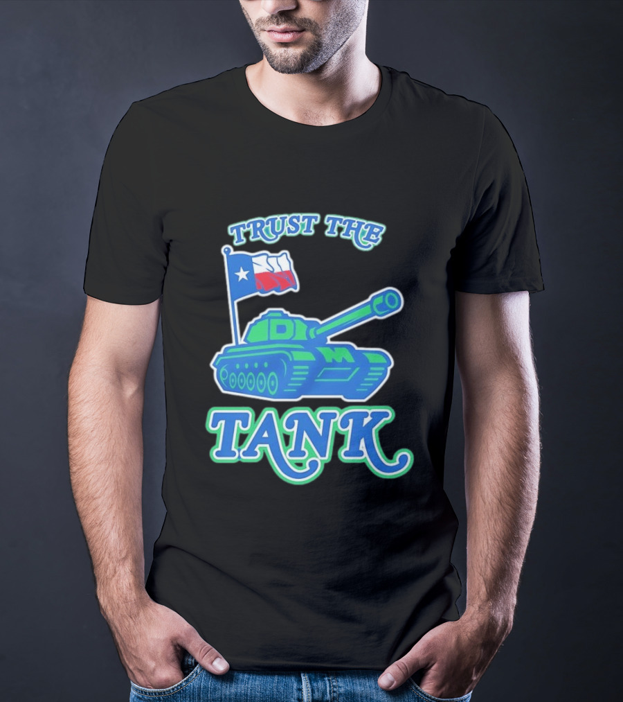 Trust The Tank Dallas Mavericks Texas Flag Tank T-Shirt