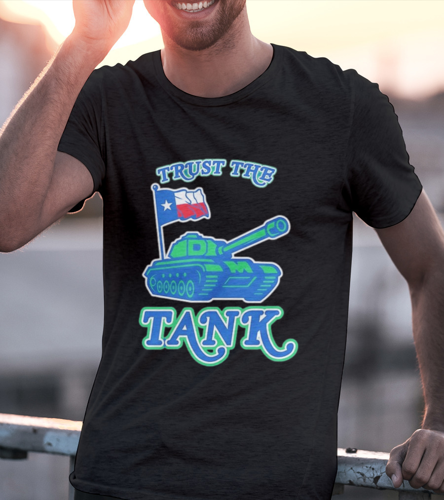 Trust The Tank Dallas Mavericks Texas Flag Tank T-Shirt