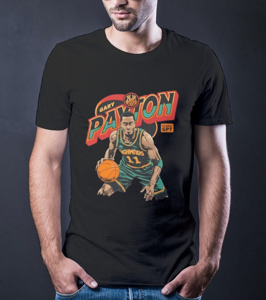 Gary Payton Richmonds 11 Hybrid GPT Basketball T-Shirt