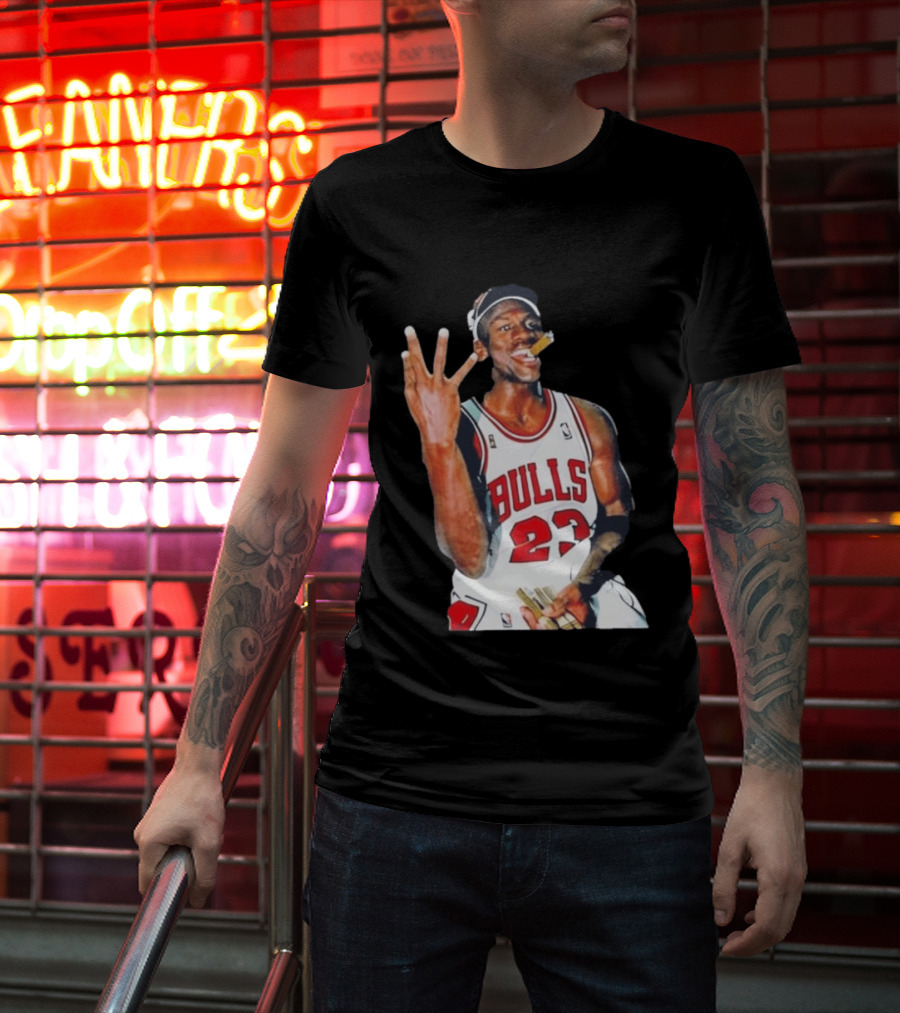 Giannis Antetokounmpo Mj Cigar Chicago Bulls 23 Basketball Legend T-Shirt