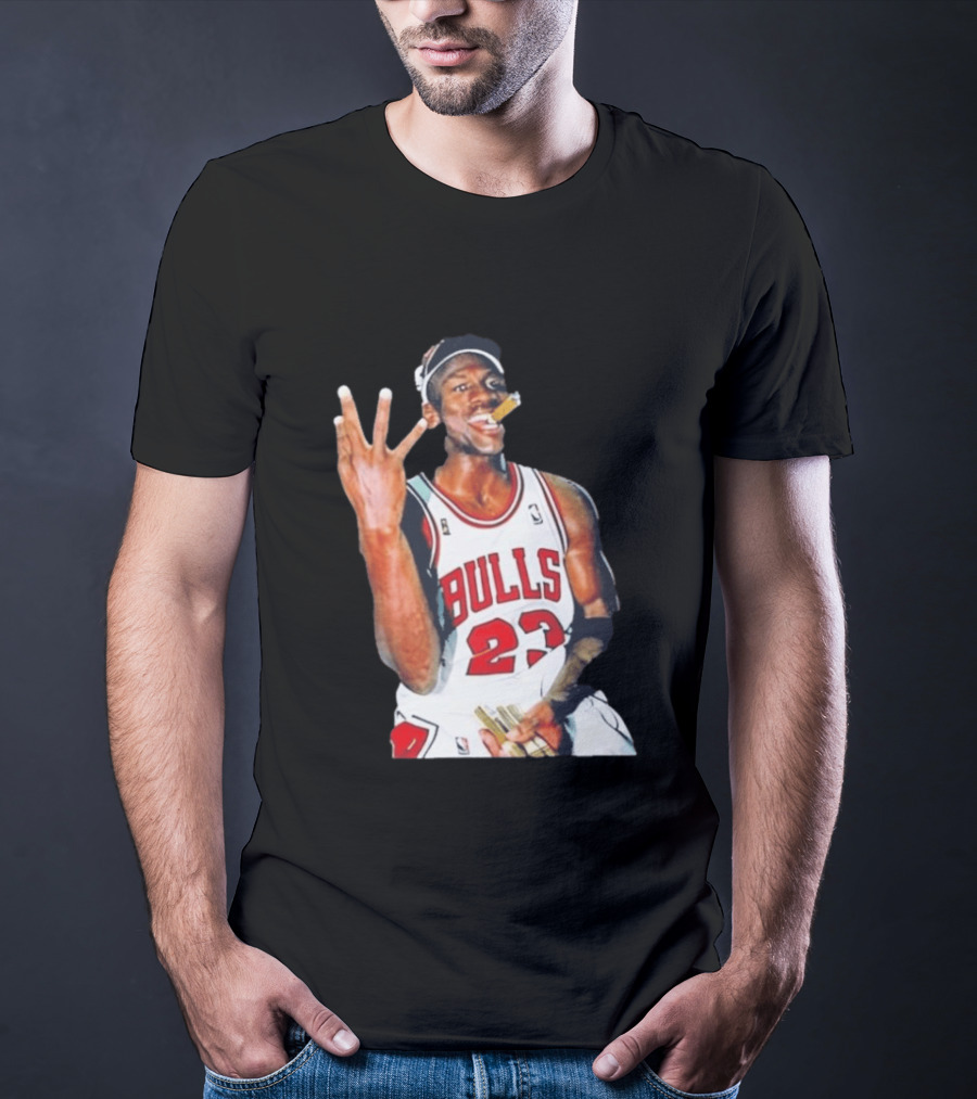 Giannis Antetokounmpo Mj Cigar Chicago Bulls 23 Basketball Legend T-Shirt