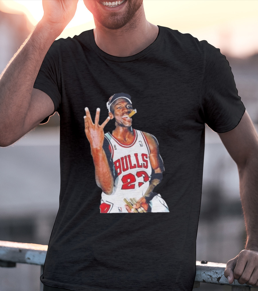 Giannis Antetokounmpo Mj Cigar Chicago Bulls 23 Basketball Legend T-Shirt