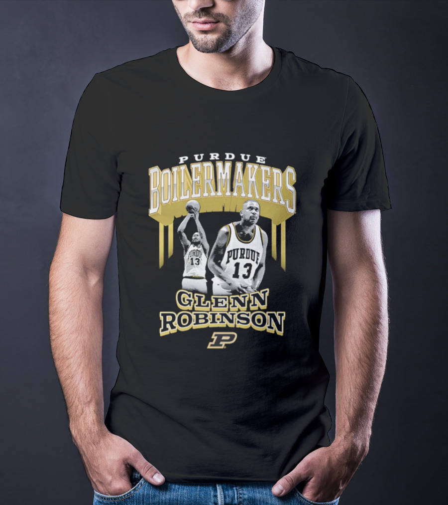 Glenn Robinson Purdue Boilermakers Basketball Legend T-Shirt