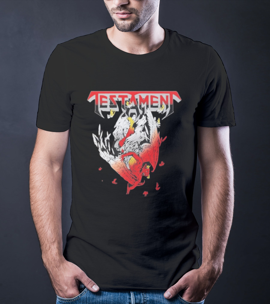 Testament Souls Of Black Collection Falling Fast Phoenix T-Shirt