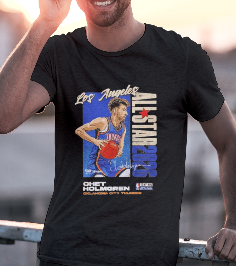 Los Angeles 2026 Chet Holmgren Oklahoma City Thunder NBA All Star T-Shirt
