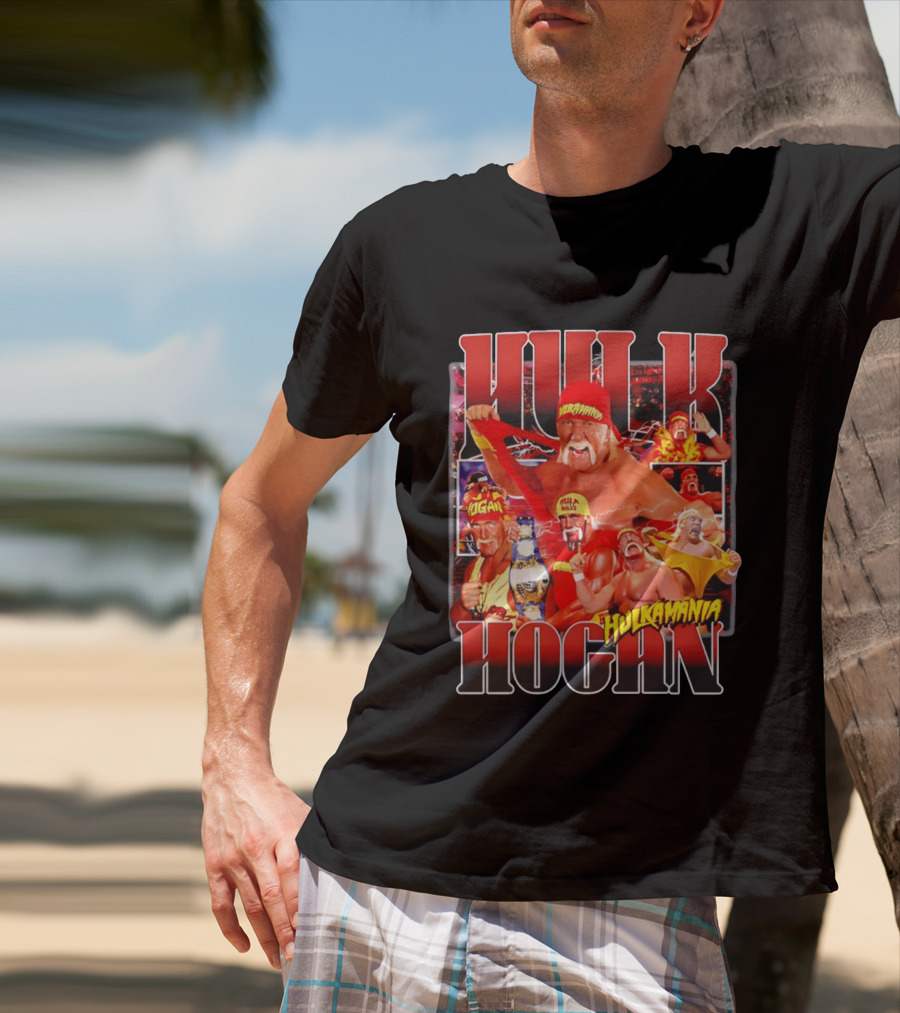 Hulk Hogan Hulkamania Memorial RIP Iconic Wrestling Legend T-Shirt