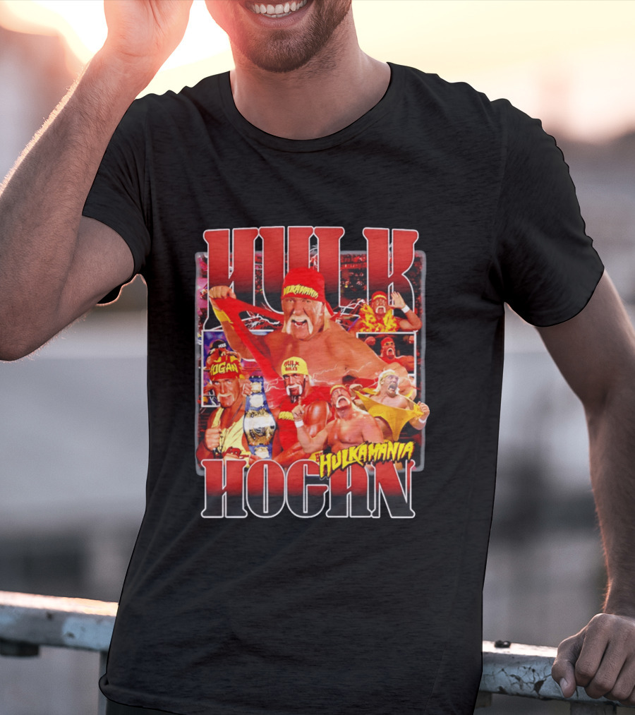 Hulk Hogan Hulkamania Memorial RIP Iconic Wrestling Legend T-Shirt