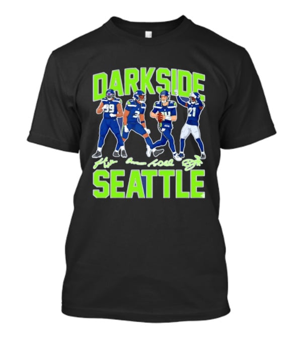 Dark Side Seattle Williams Emmanwori Jones Witherspoon Football Team Players T-Shirt