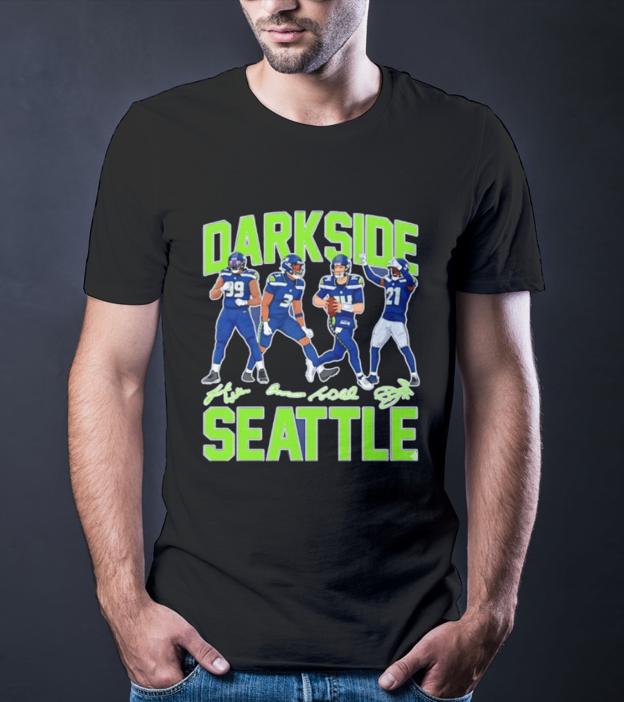Dark Side Seattle Williams Emmanwori Jones Witherspoon Football Team Players T-Shirt