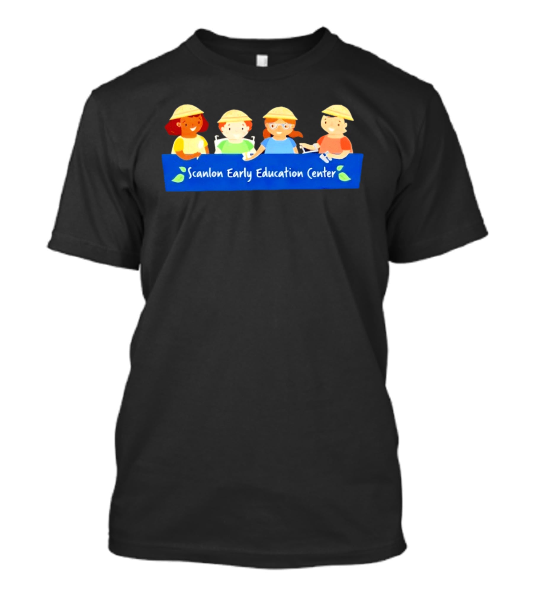 Scanlon Early Education Center Children With Sun Hats T-Shirt