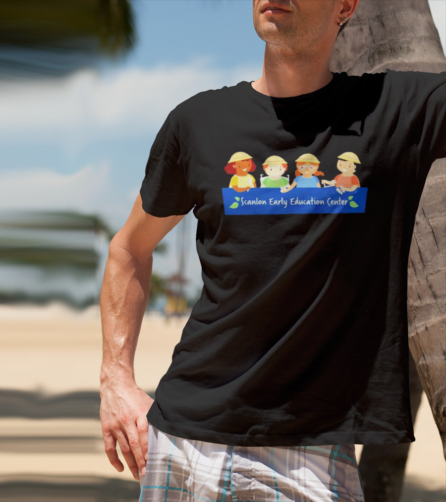 Scanlon Early Education Center Children With Sun Hats T-Shirt