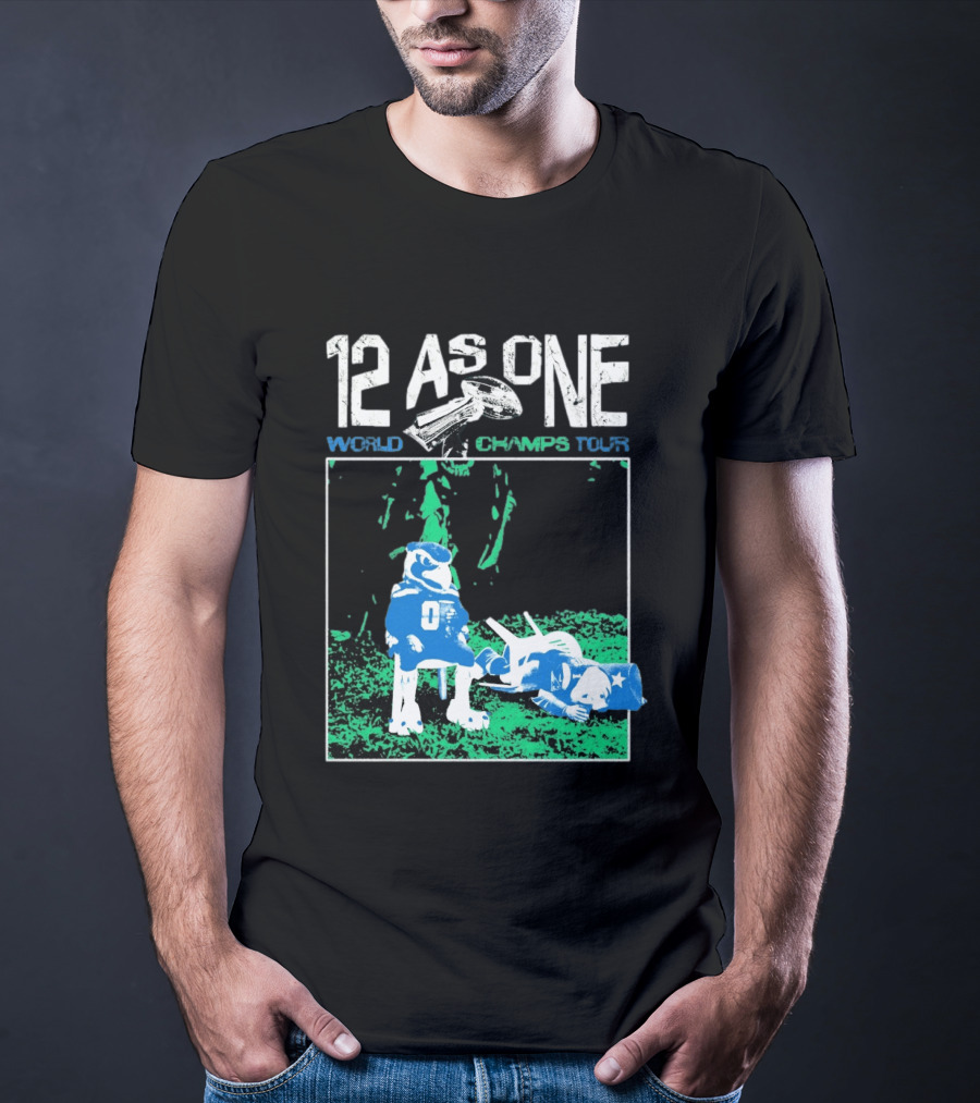 Seattle Seahawks 12 As One World Champs Tour T-Shirt