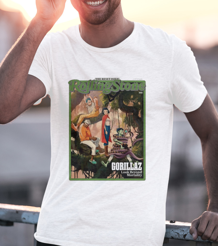 The Reset Issue Rolling Stone India Gorillaz Look Beyond Mortality T-Shirt
