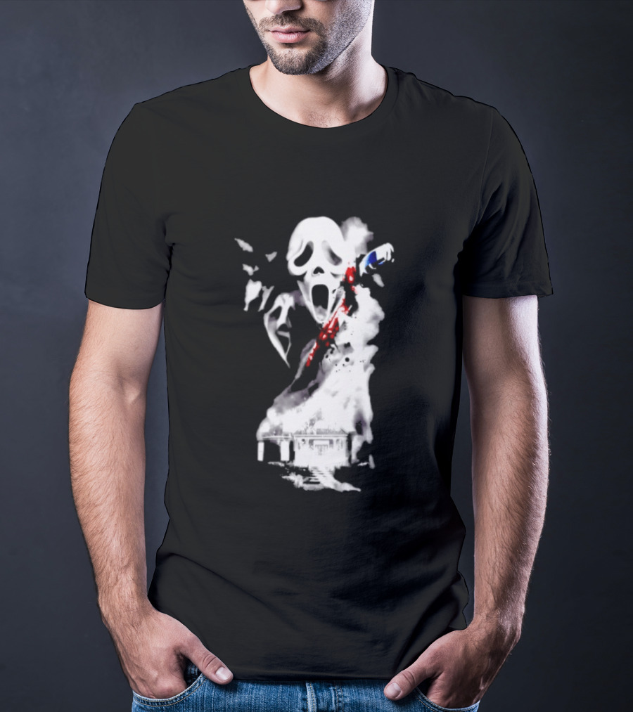 30th Anniversary Scream Kill Tour Ghostface Mask Horror Movie T-Shirt