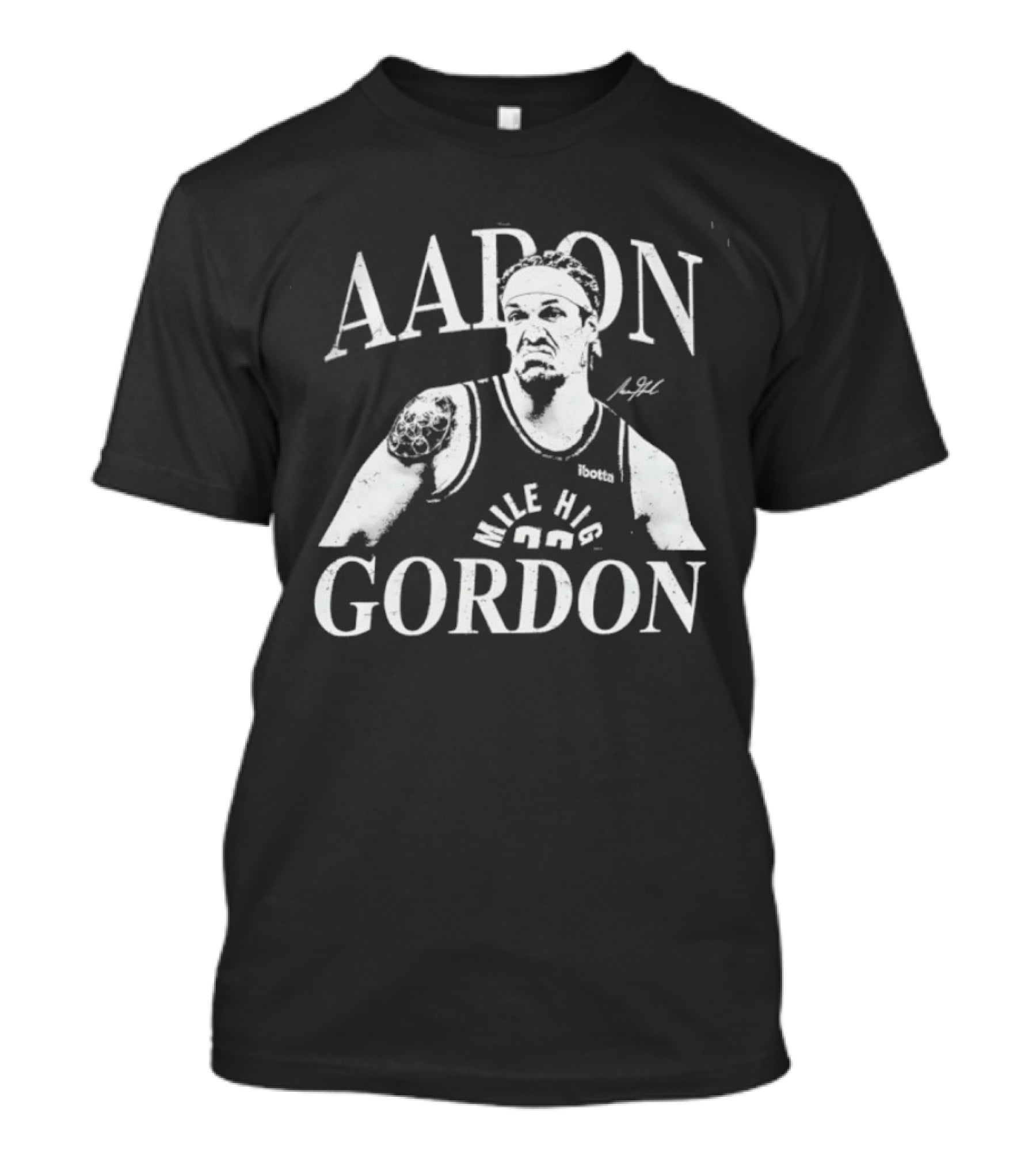 Aaron Gordon Denver Nuggets Mile High Basketball T-Shirt