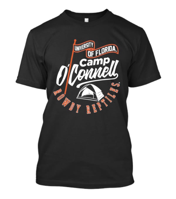 University Of Florida Camp O'Connell Rowdy Reptiles Tent T-Shirt