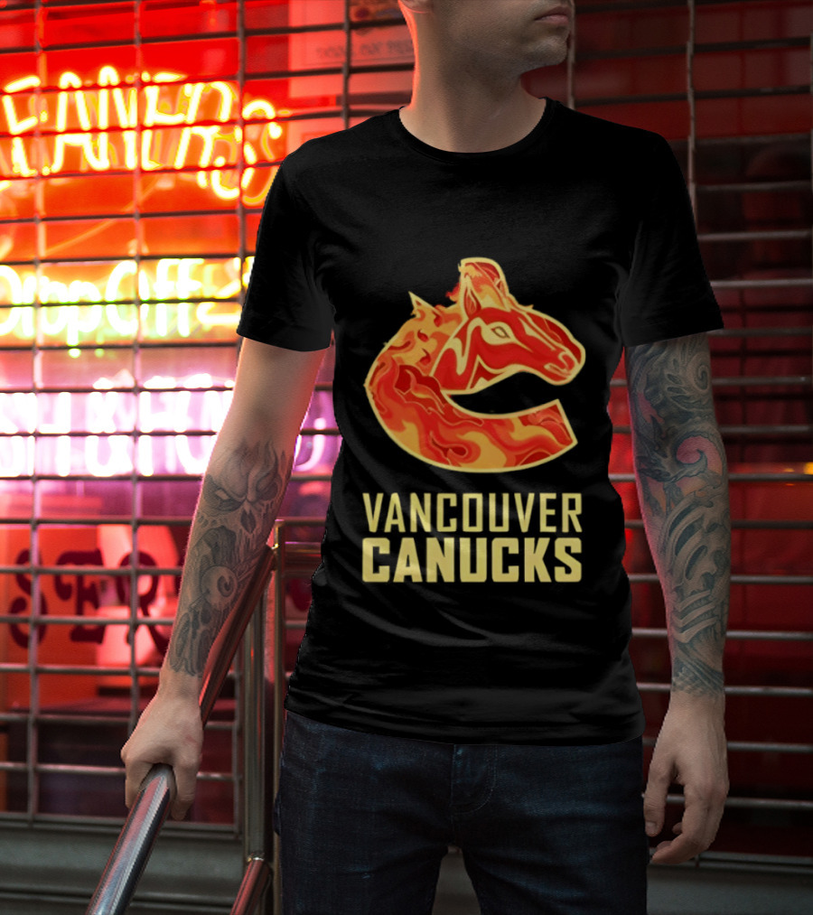Vancouver Canucks Lunar New Year Horsefire 2026 T-Shirt