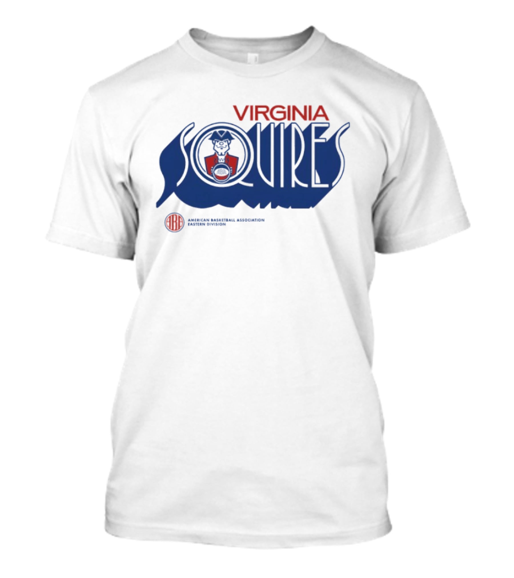 Virginia Squires Retro Wordmark American Basketball Association T-Shirt