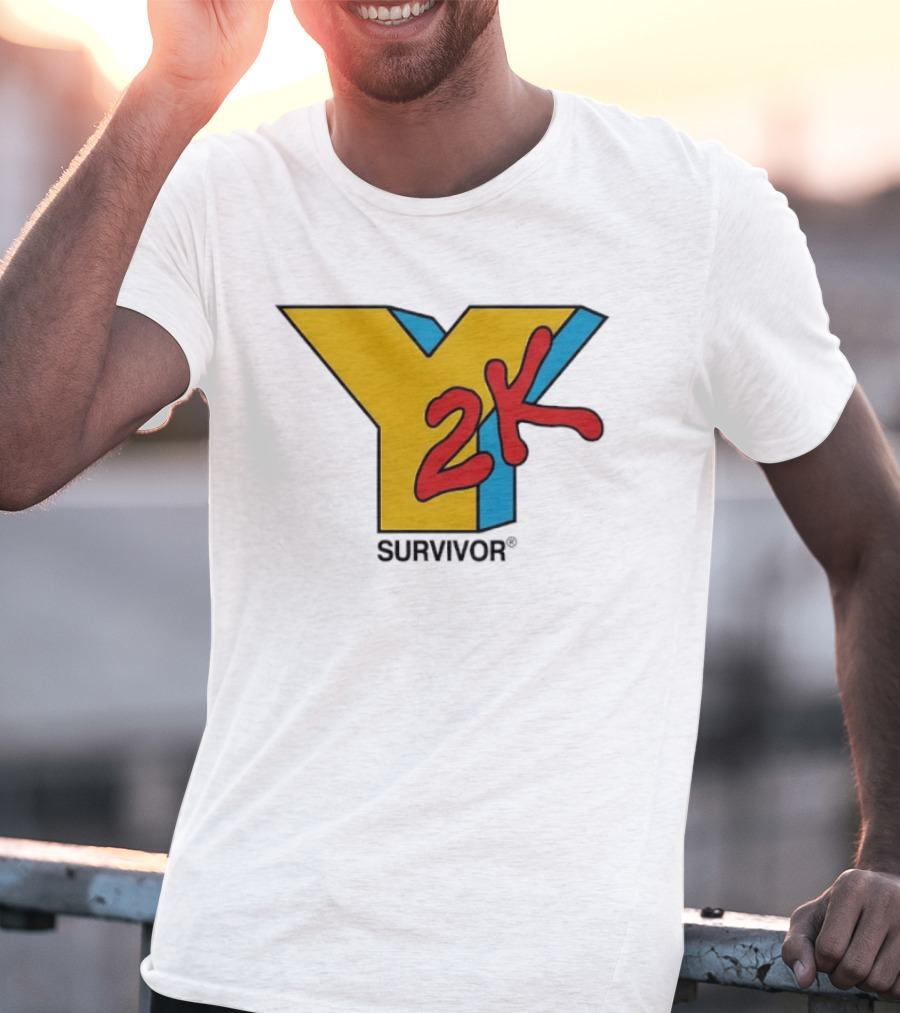 Y2K Survivor Retro 2000s Nostalgia Fashion Trend T-Shirt