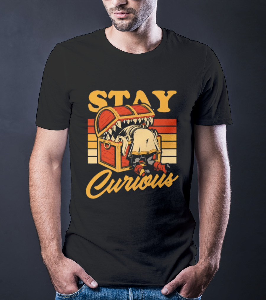 Stay Curious Elf Anime Treasure T-Shirt