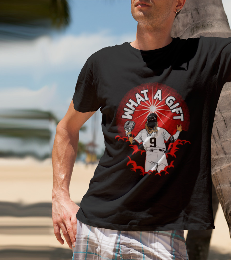 What A Gift Harrison Bader San Francisco Number 9 T-Shirt