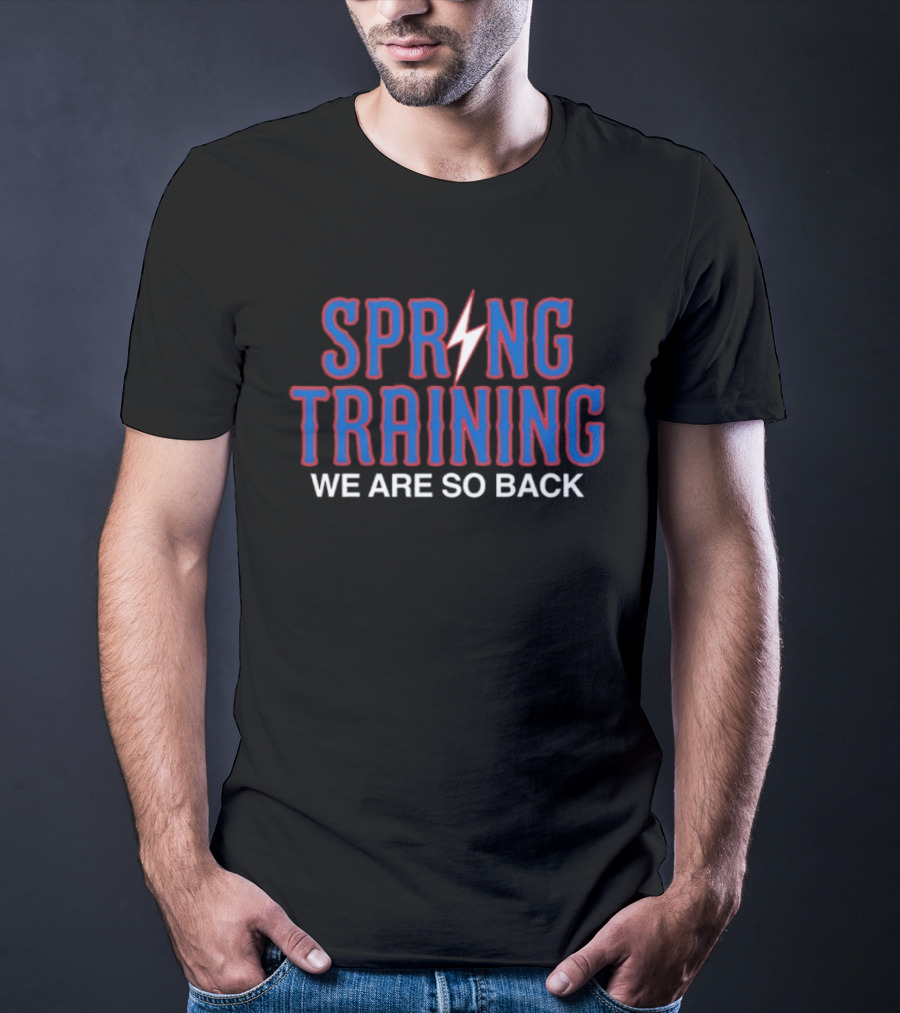 Spring Training We Are So Back Electric Bolt T-Shirt