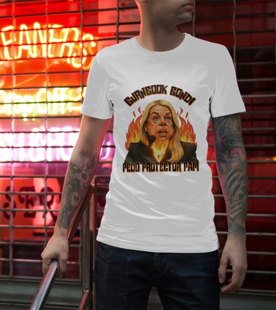 Burnbook Bondi Pedo Protector Pam Flame T-Shirt