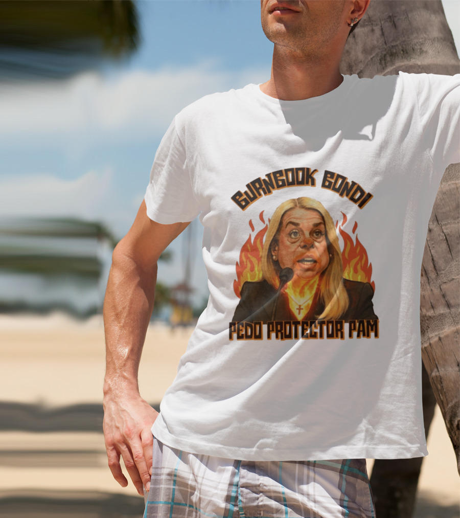 Burnbook Bondi Pedo Protector Pam Flame T-Shirt